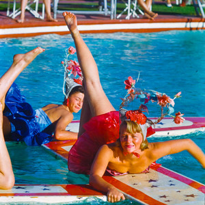 Surfboard In The Pool