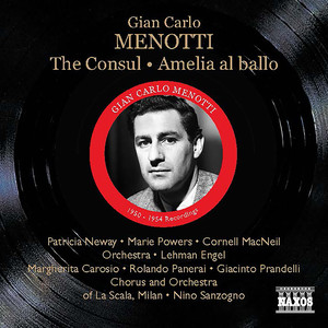 MENOTTI, G.: Consul (The) / Amelia al ballo (Engel, Sanzogno) [1950, 1954]