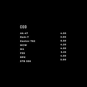 CoD (Explicit)