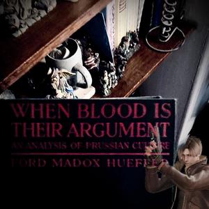 when blood is their argument (Explicit)