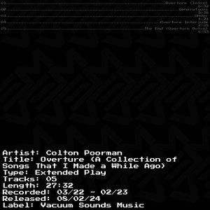 Overture (A Collection of Songs That I Made a While Ago)