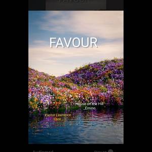 FAVOUR ANEW
