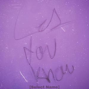 Let You Know(feat. The Chosen One) (Explicit)