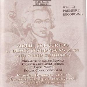 Violin Concertos By Black Composers Of The 18th And 19th Centuries