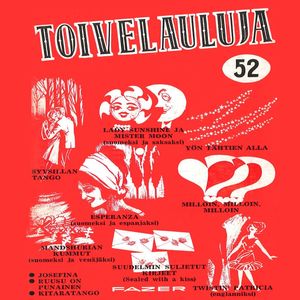 Toivelauluja 52 - 1962