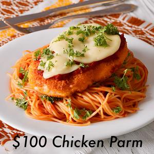 $100 Chicken Parm (Explicit)