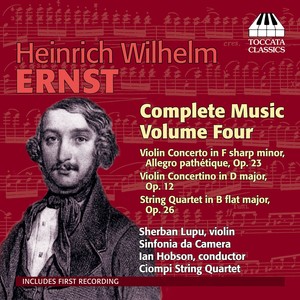 Ernst, H.W.: Violin Music (Complete) , Vol. 4 (Hobson)