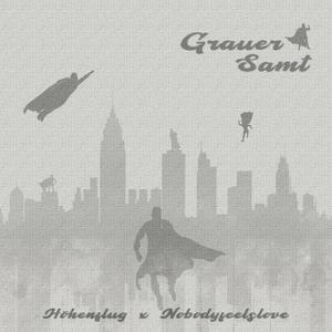 Grauer Samt