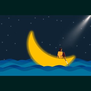 湖畔星影念君心