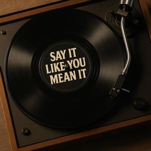 Say It Like You Mean It (feat. Saint Ray)