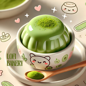 matcha pudding