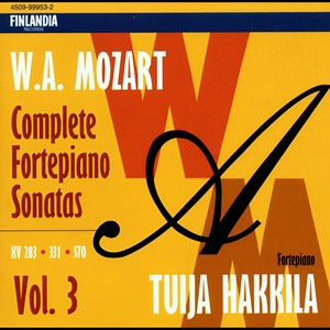 W.A. Mozart : Complete Fortepiano Sonatas Vol. 3