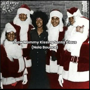 Mommy Kissing Santa