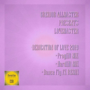 Dedication Of Love 2019 (Proglift Mix)