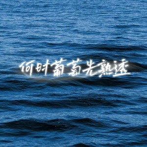 何时葡萄先熟透（你要静候再静候）