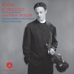 ROZSA, M.: Violin Concerto, Op. 24 / KORNGOLD, E.W.: Violin Concerto, Op. 35 (Trusler, Dusseldorf Symphony, Shinozaki)