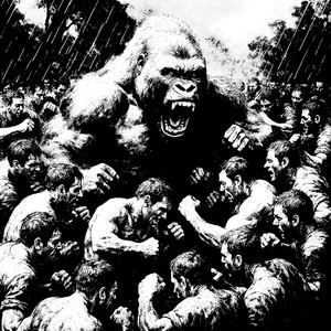 100 Männer vs. 1 Gorilla (Explicit)