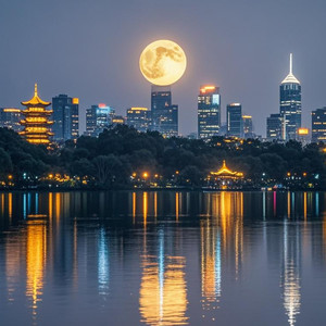 月色倒映在西湖 （油尽灯枯）