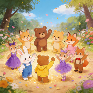 十二只小狐狸的森林奇遇-开心熊和快乐虎