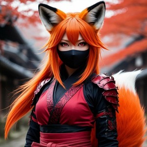 Девочка-лисичка