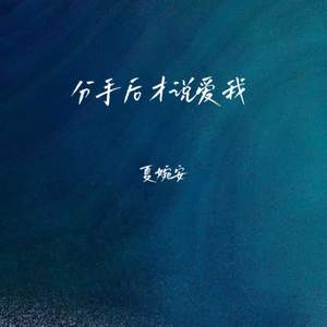 分手后才说爱我