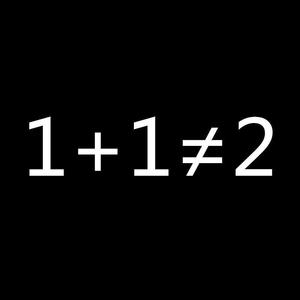 1+1=2