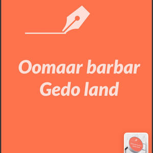 Oomaar barbar gedo land