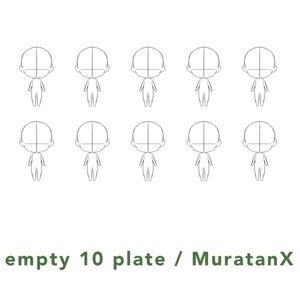 empty 10 plate