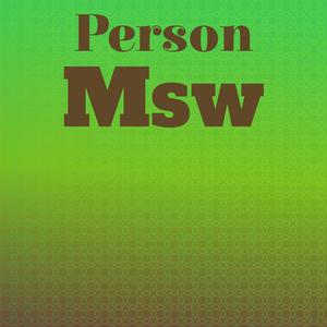 Person Msw