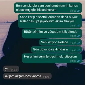 akşam akşam boş yapma