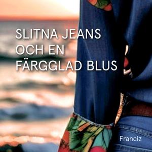 SLITNA JEANS OCH EN FÄRGGLAD BLUS