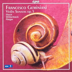 Geminiani: Violin Sonatas, Op. 5 (Arr. from Cello Sonatas, Op. 5)