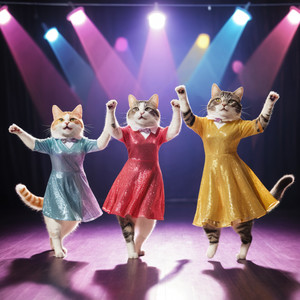 We started catdancing!