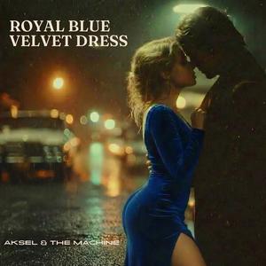 Royal Blue Velvet Dress