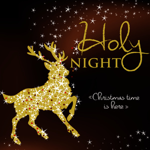 Holy Night. Christmas Time Is Here