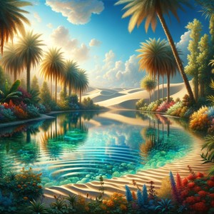 Crystal Clear Dreams of the Oasis (Ambient music for relaxation)