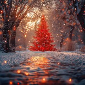 Red Christmas Tree Melodies