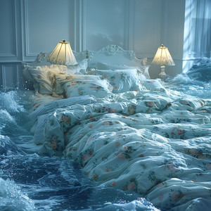 Serenidad En Las Olas De Calma Nocturna