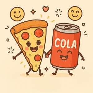피자와 콜라