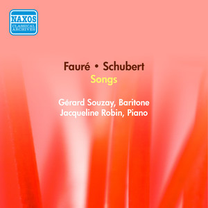 Vocal Recital: Souzay, Gerard - SCHUBERT, F. / FAURE (1950)