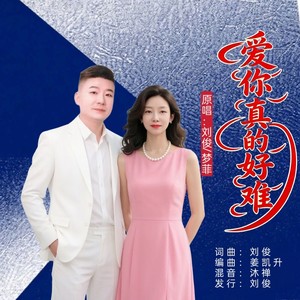 爱你真的好难 (对唱版) - 梦菲、刘俊封面