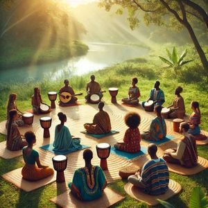 African Music Therapy for Mindful Meditation