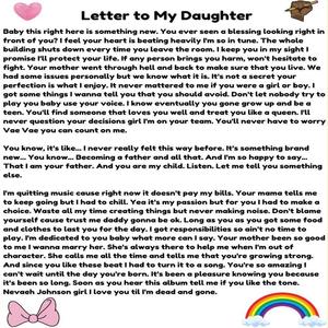 Letter to My Daughter