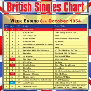 British Singles Chart - Week Ending 8 October 1954