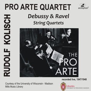 DEBUSSY, C.: String Quartet, Op. 10 / RAVEL, M.: String Quartet in F Major (Pro Arte Quartet) [1947, 1948]