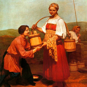 Несе Галя воду