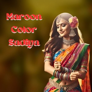 Maroon Color Sadiya