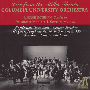 Columbia University Orchestra Plays Copland, Mozart & Poulenc