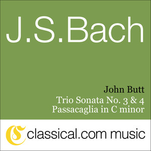 Johann Sebastian Bach, Trio Sonata No. 3 In D Minor, BWV 527