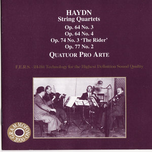 Quatuor Pro Arte - String Quartet 